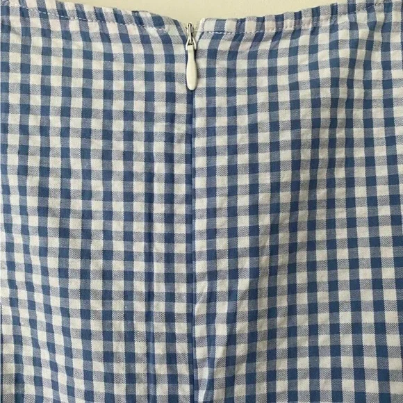 Joules Blue Gingham Sleeveless Dress Fiona Blugingham Size 4 - Picture 4 of 4